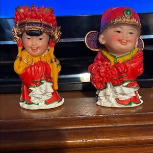 Colorful Asian Figurines-boy & girl